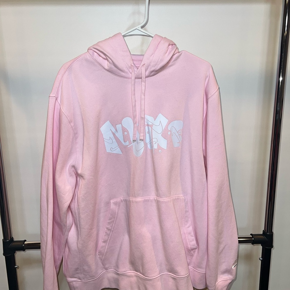 Pink Graphic Hoodie